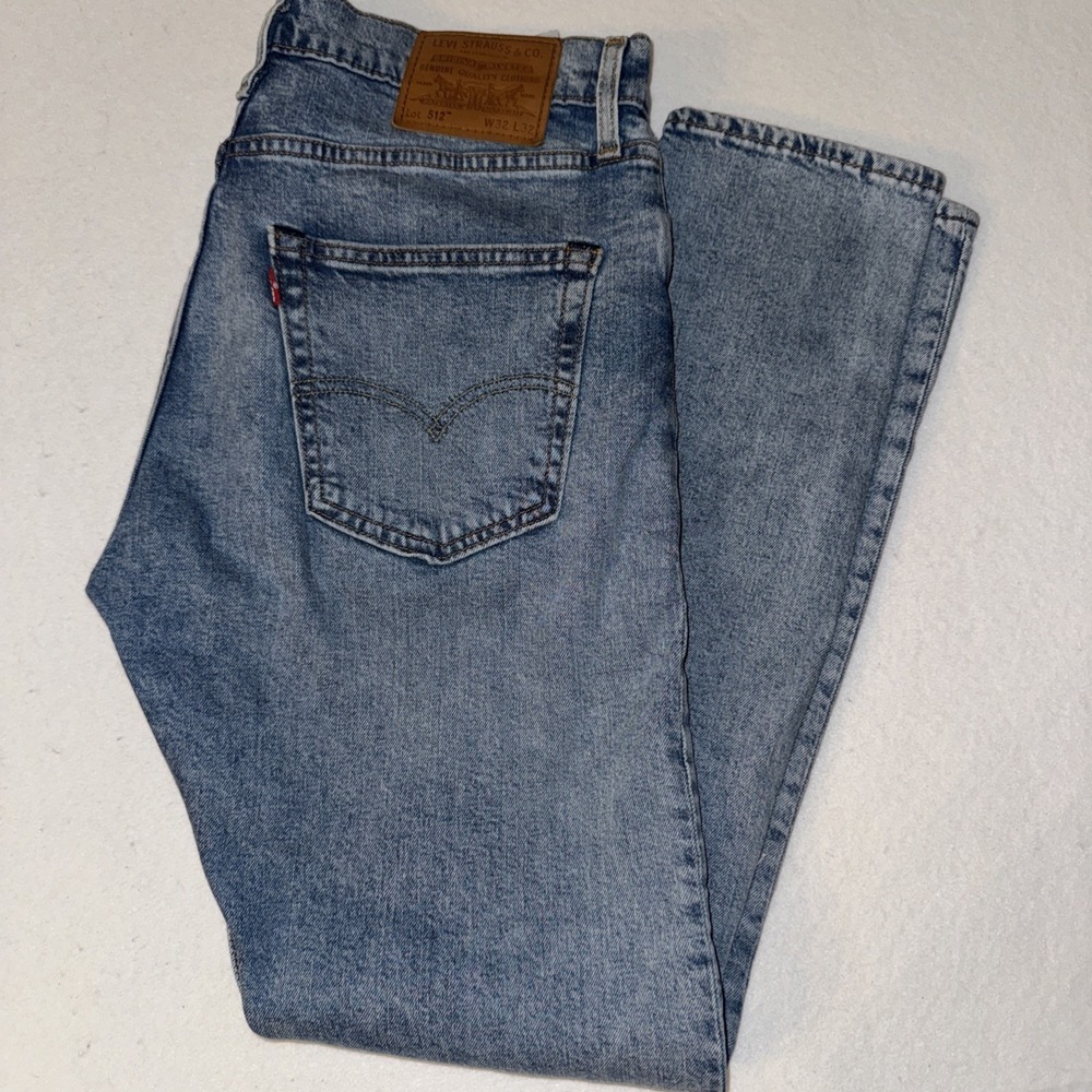 Levi's 512 Premium Denim/ Dressing At The Thigh And Knees / Size 32x32